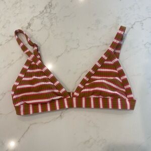 Striped Triangle Bralette